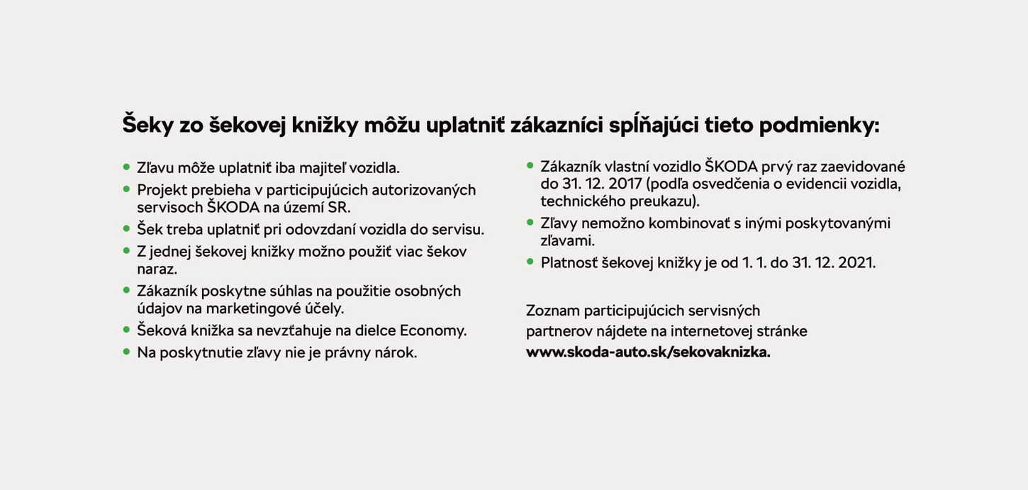 Sekova knizka SKODA